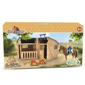 Collecta 84246 Ruiter En Accessoires Met Paard En Stal