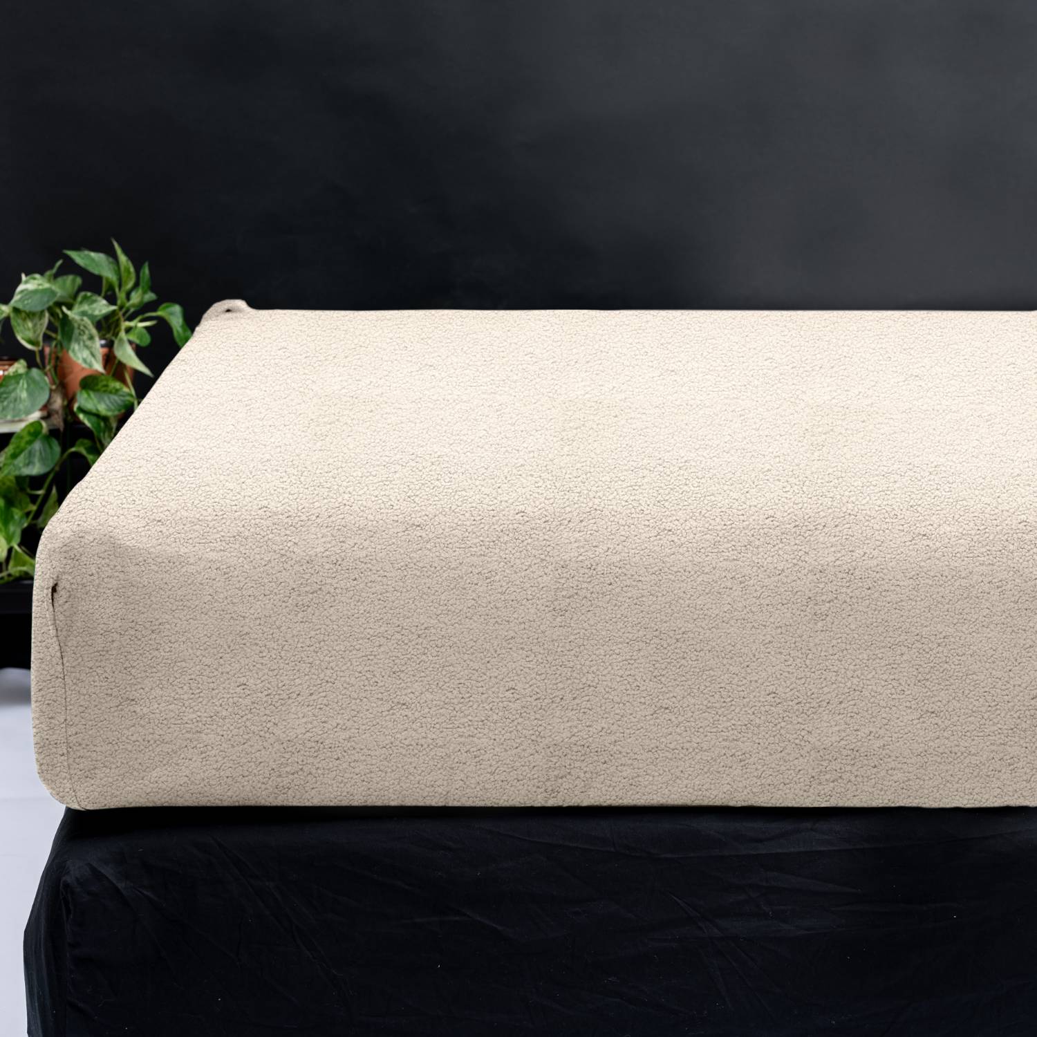 Sleeps Teddy Hoeslaken Crème – 140 x 200 cm - Afbeelding 3