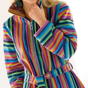 Dames Cawö badjas met rits – Colours