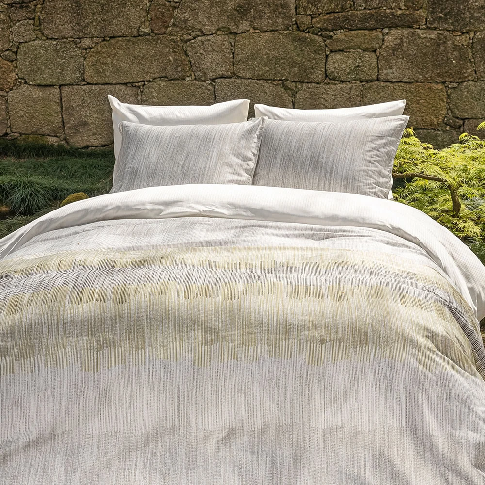 Dekbedovertrek katoen satijn – Corso Ecru - Afbeelding 2
