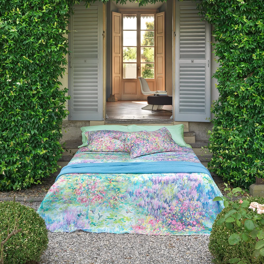 Dekbedovertrek Egyptisch percal katoen – Magic Wisteria