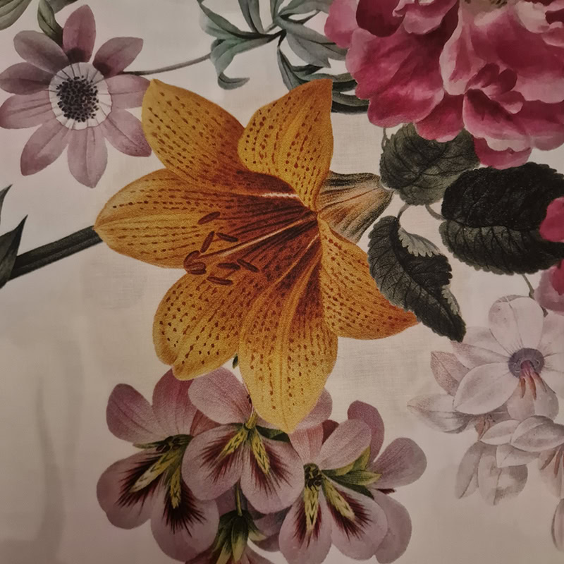 Dekbedovertrek Egyptisch percal katoen – Flamish Bouquet - Afbeelding 3