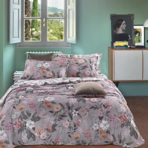 Dekbedovertrek Egyptisch katoen satijn – Winter Garden