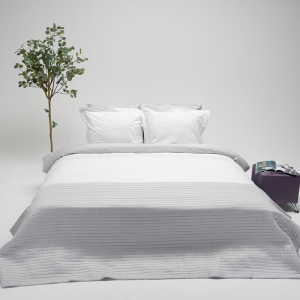 Dekbedovertrek percal katoen – Chicco Zilver