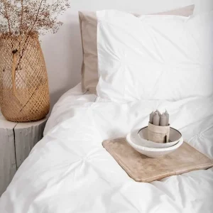 Dekbedovertrek percal katoen – Phoenix Wit