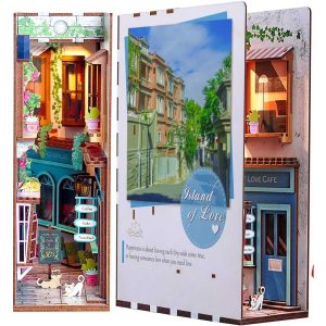 DIY Book Nook Boekensteun Island of Love