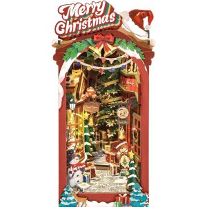 DIY Book Nook Christmas street