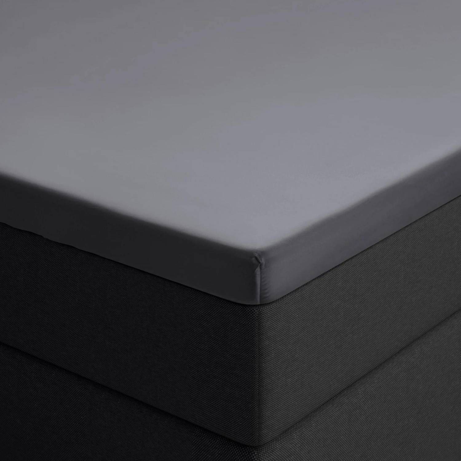 Droomtextiel Topper Hoeslaken – Katoen Satijn 180×200 cm – Antraciet - Afbeelding 7