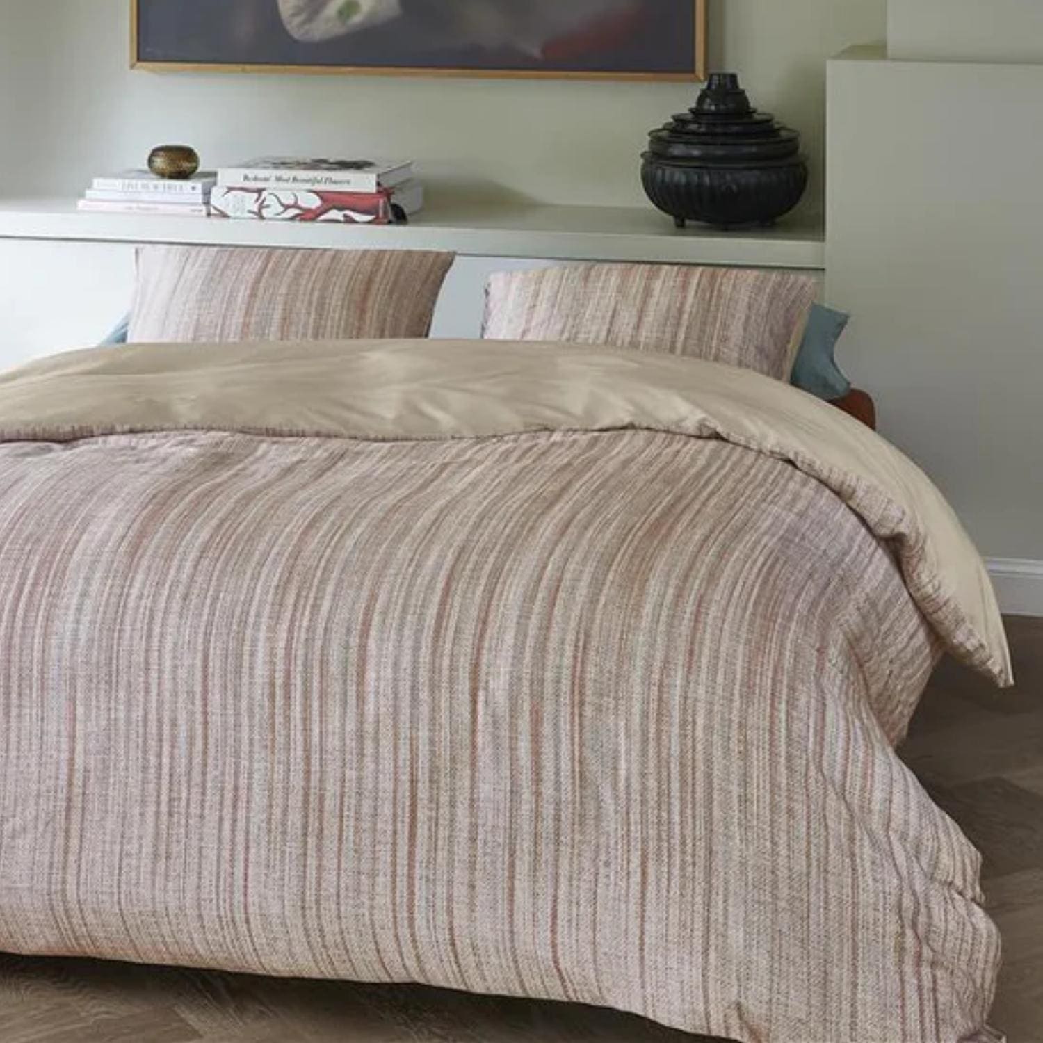 Beddinghouse Namaste dekbedovertrek – 140×200/220 cm – Zand - Afbeelding 5