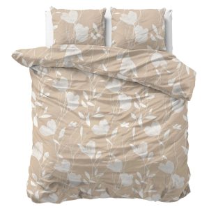 Sleeptime Spring Dekbedovertrek Zand – 200×200/220 cm