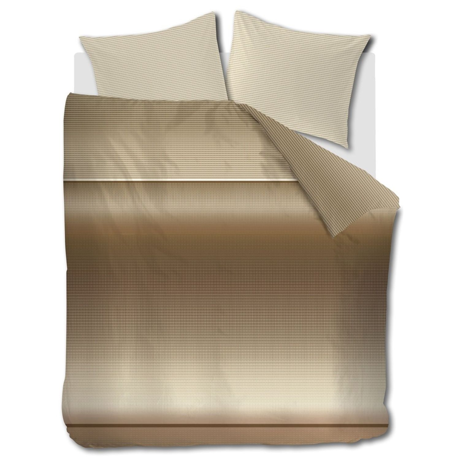 Beddinghouse Jenn Dekbedovertrek – 200×200/220 cm – Bruin - Afbeelding 2