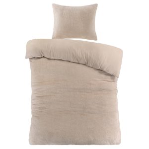 Papillon Teddy Billy Dekbedovertrek Zand – 140×200/220 cm