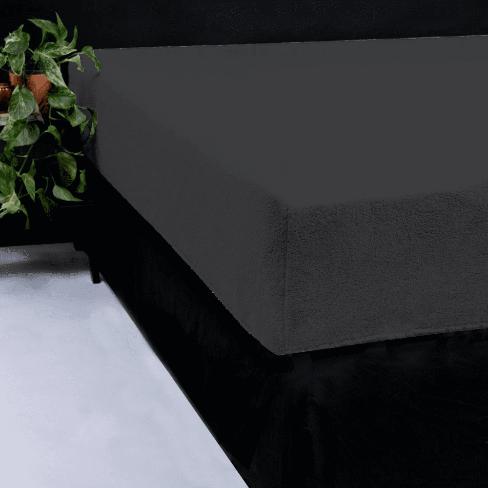 Sleeps Teddy Hoeslaken Antraciet – 90 x 200 cm - Afbeelding 4