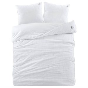 BLCKOUT Dekbedovertrek Odessa – 200×200/220 cm – Wit