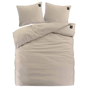 Blckout Dekbedovertrek Oslo Zand – 200×200/220 cm – Organisch Katoen – Hoogwaardig & Duurzaam