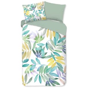 Good Morning Dekbedovertrek Palmbladeren – 140×200/220 cm – Katoen
