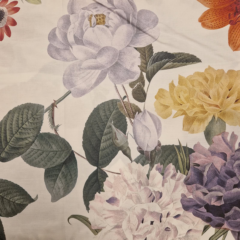 Dekbedovertrek Egyptisch percal katoen – Flamish Bouquet - Afbeelding 4