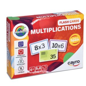 flash cards vermenigvuldigen