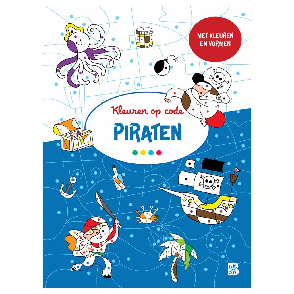 Kleuren op code: Piraten - Afbeelding 2