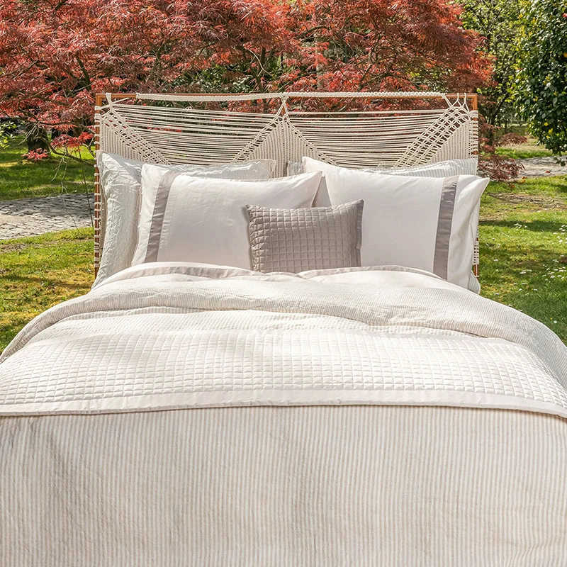 Linnen dekbedovertrek – Doppio Naturel - Afbeelding 2