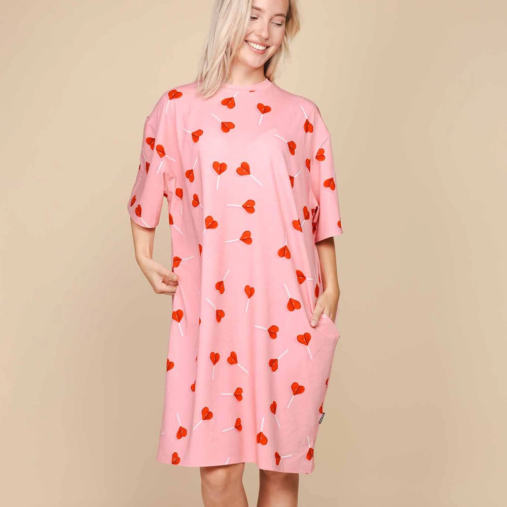 Lollipop Love Relaxed Tee Dress Dames - Afbeelding 5