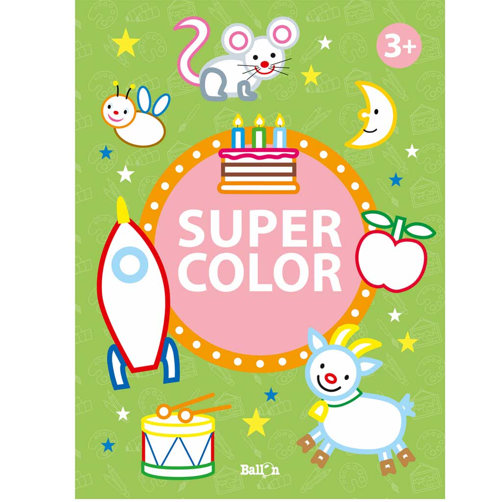 Mega kleurboeken – Super color groen - Afbeelding 2