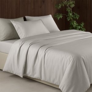 Dekbedovertrek Micromodal – Lichtgrijs