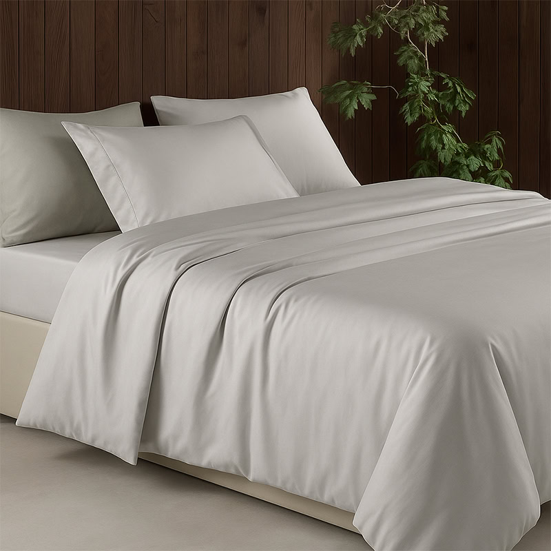 Dekbedovertrek Micromodal – Lichtgrijs