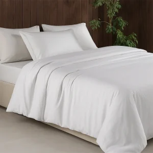 Dekbedovertrek Micromodal – Wit