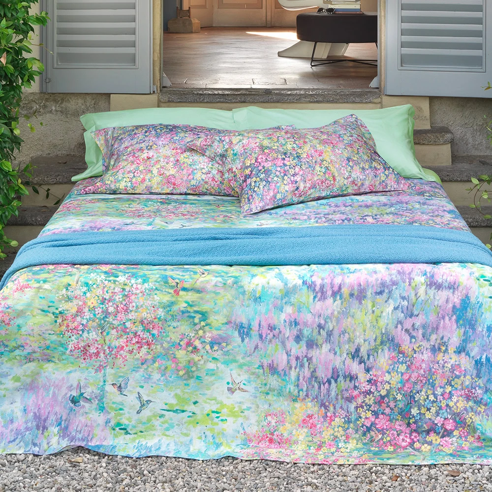 Dekbedovertrek Egyptisch percal katoen – Magic Wisteria - Afbeelding 3