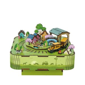 Muziekdoos Singing in the meadow