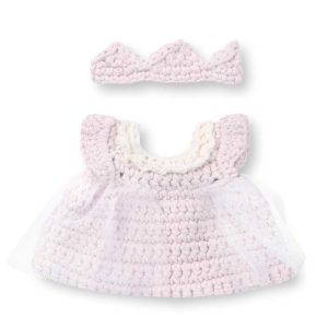 Outfit voor gehaakte Nijntje pastel lilac princess outfit