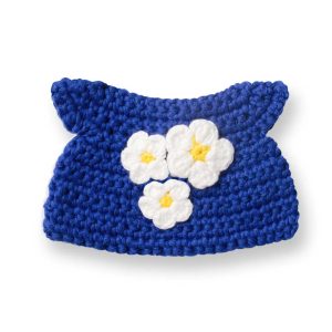 Outfit voor gehaakte Nijntje van Just Dutch  blue birthday dress handmade