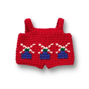 Outfit voor gehaakte Nijntje van Just Dutch windmill overall handmade