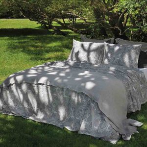 Satijnen dekbedovertrek – Pordoi Olifantgrijs