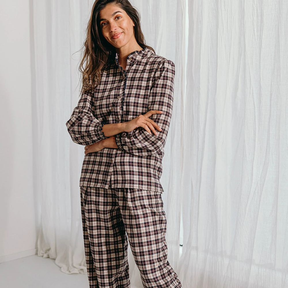 Pyjama flanel Khloe - Afbeelding 2