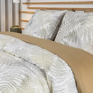 Satijnen Dekbedovertrek – Verde Ecru