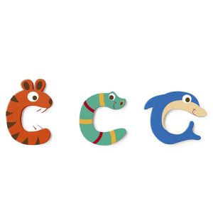 Scratch letter C tijger