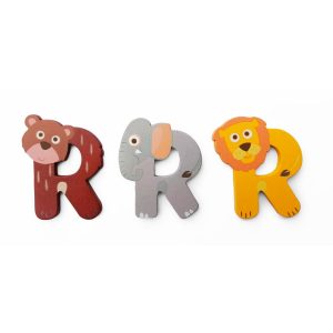 Scratch letter R olifant
