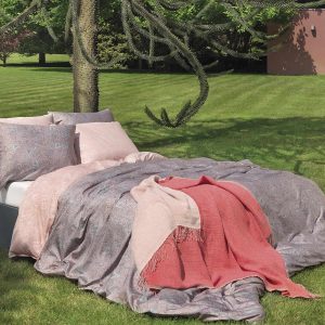 Dekbedovertrek katoen satijn – Stelvio Rood