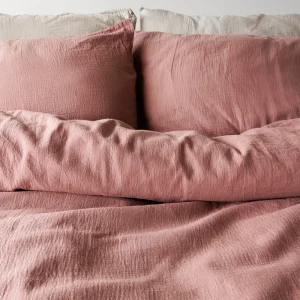 Mousseline dekbedovertrek – Rosewood