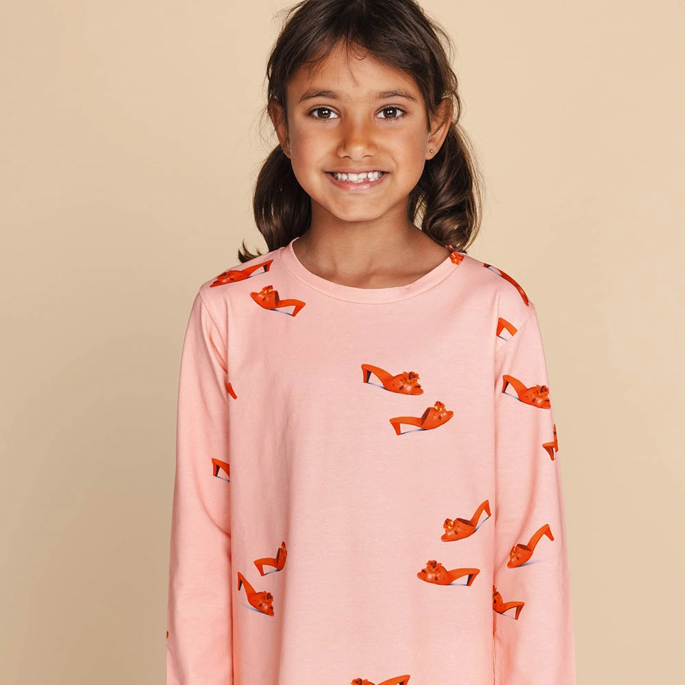 Efteling Long Sleeve Dress Kids – Rode Schoentjes - Afbeelding 6