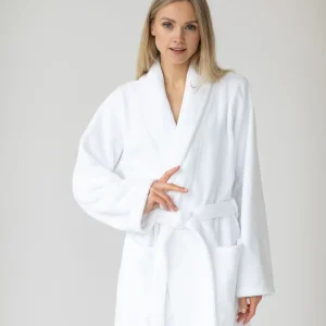 Badjas dames Teddy – White