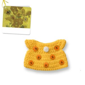 van Gogh zonnebloem jurk handmade
