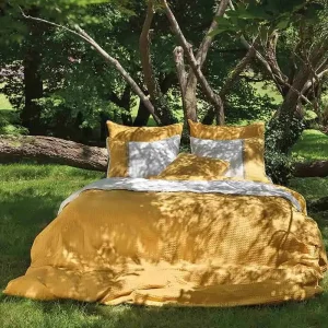 Dekbedovertrek Bari Ambergeel & meer kleuren