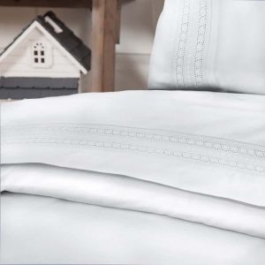 Dekbedovertrek percal katoen – Camilla Wit