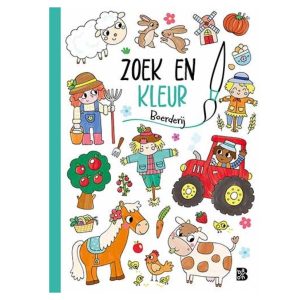 Zoek en kleur: Boerderij
