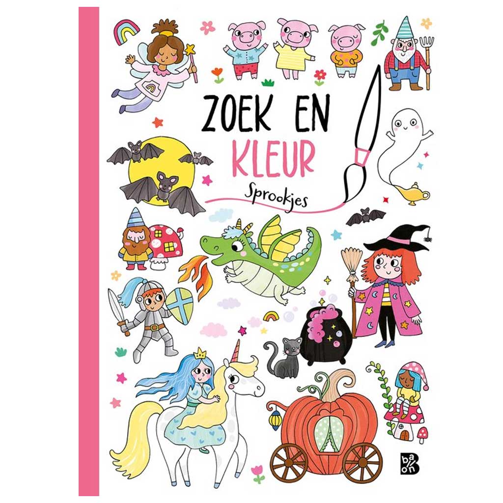 Zoek en kleur sprookjes
